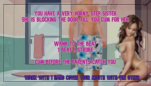 Audio only - adik tirimu yang sange nggak akan ngebiarkan kamu keluar toilet sampai muncrat untuknya