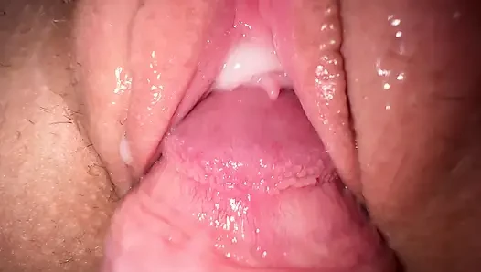 Extremely close up fuck tight teen pussy