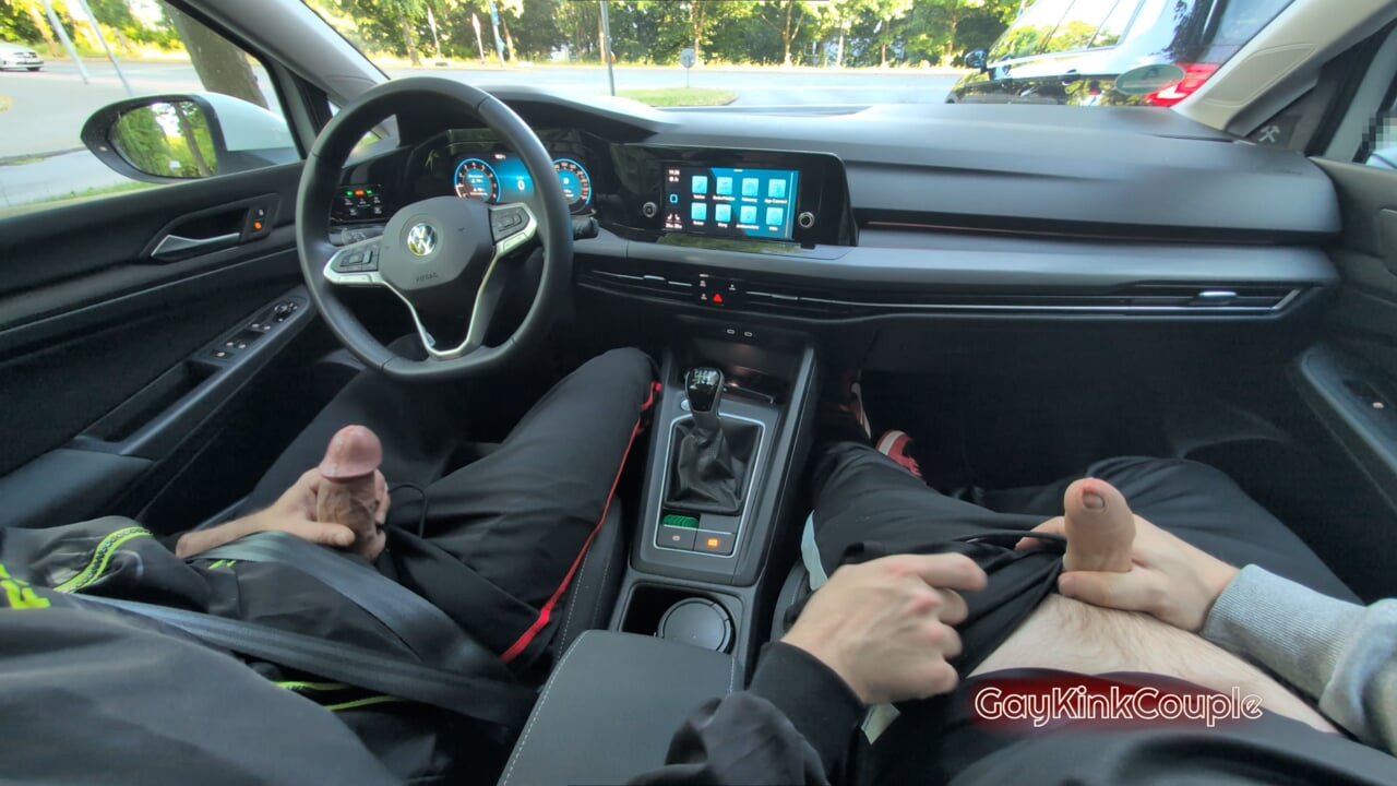 Cum Stained Shirt 3 Risky Car Fun