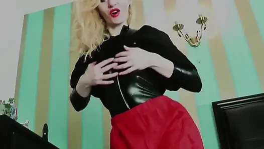 Pflegeheim mit weihnachtsmann