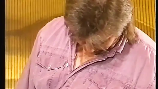 Two Vintage Busty MILFs with Hairy Pussy Fucked and Cummed in Mouth by a Big Cock