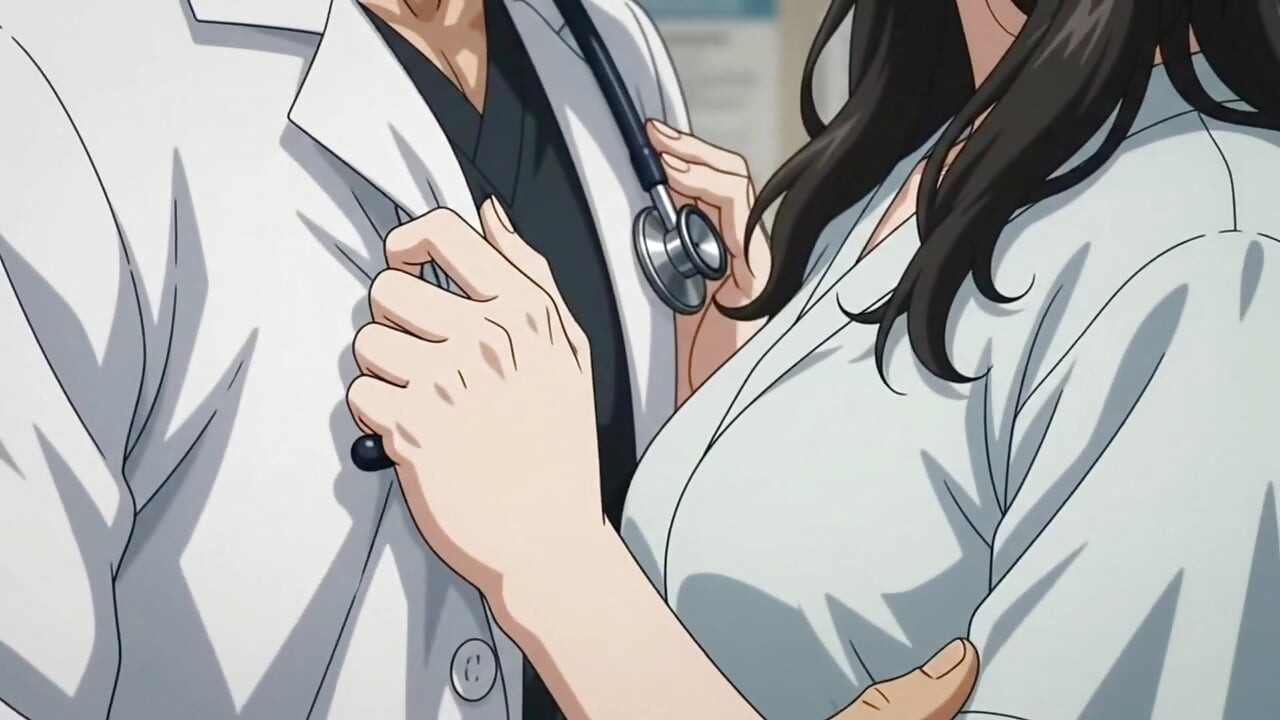Horny doctor seduce milf and fuck her ass hard