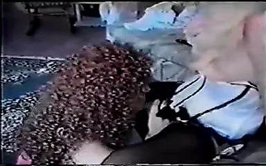 Two vintage trannies have fun