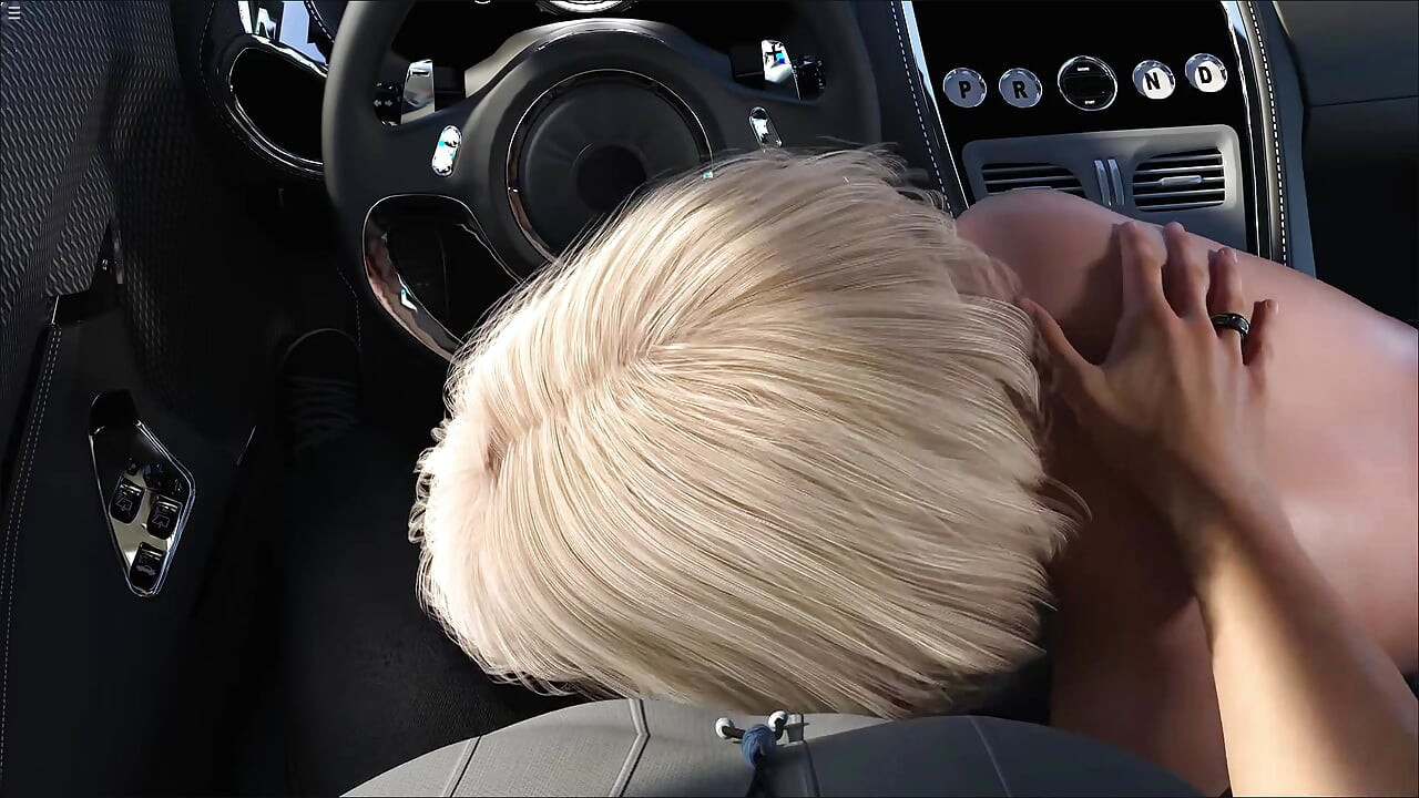 Sexy Stranger Girl Sucking Johnny's Huge Cock Inside The Car