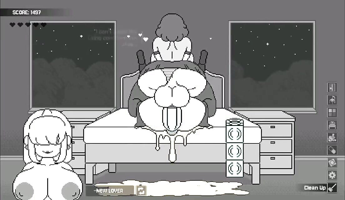 The most crazy futanari game - wife's bedroom gameplay