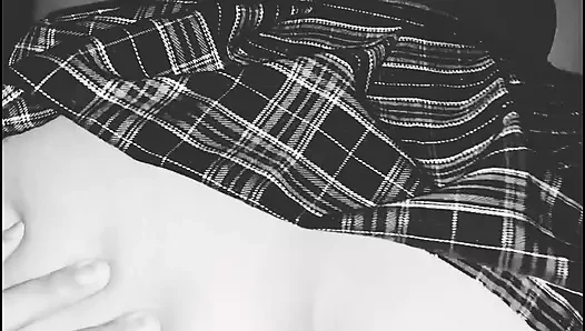 Schoolgirl 18 years old homemade intimate video of beautiful schoolgirl in skirt