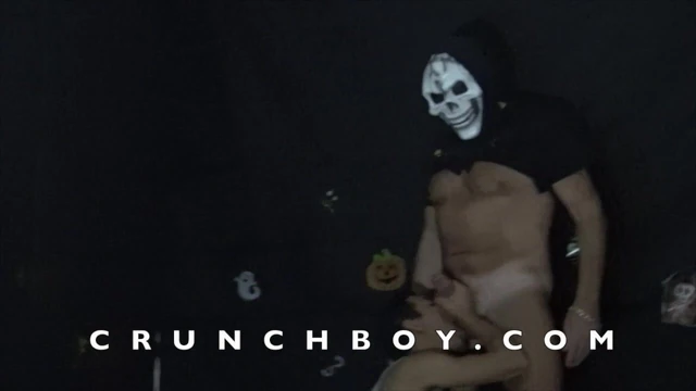 latino twink suck xxl cokc of HALLOWEEN