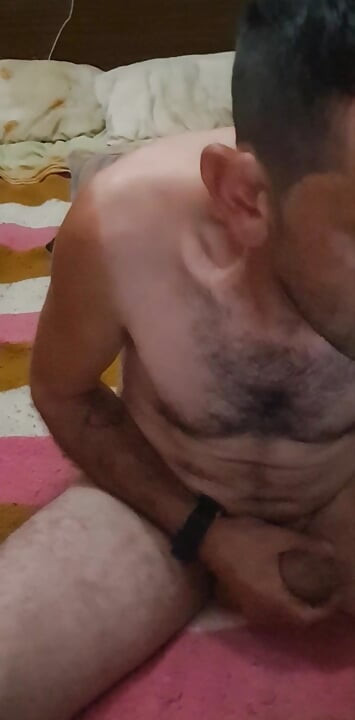 Guy in have masturbating