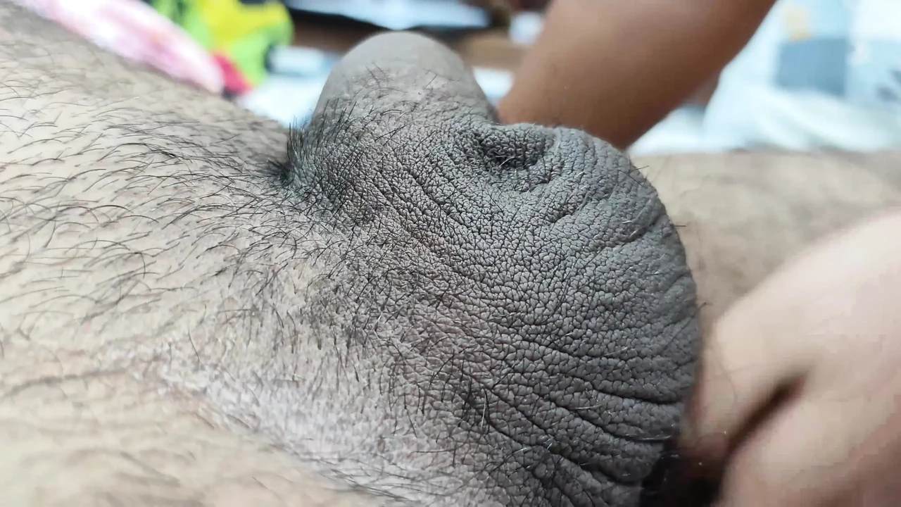 Girl hand job and rubing penis and hot romance
