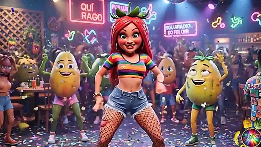 Episode 5 - gadis imut dengan stroberi dan pria avokado yang manis berbagi momen-momen lembut ai hentait