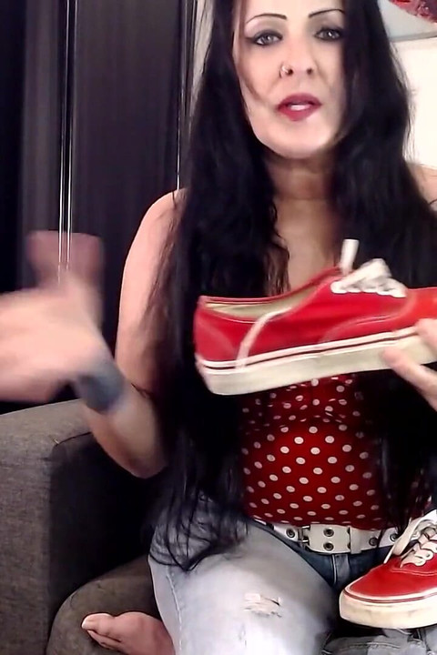 Red Vans Sneakers