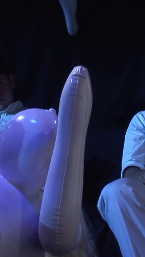 Studs from clockwork orange penetrate a babe in boots while | Clip 1