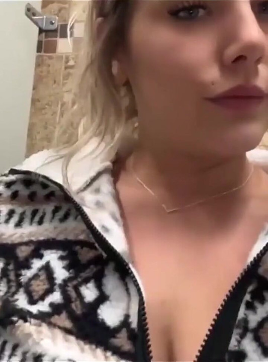 Extremely Risky Bar Blowjob and Downtown Sucking and Flashing
