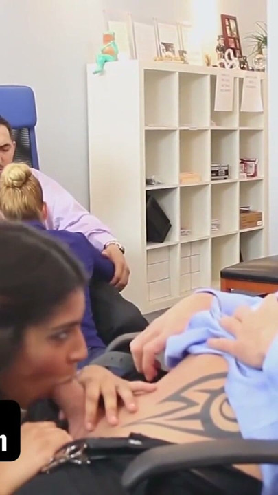 Office Swap: Horny Stepdads Trade Teeny Stepdaughters | Clip 1