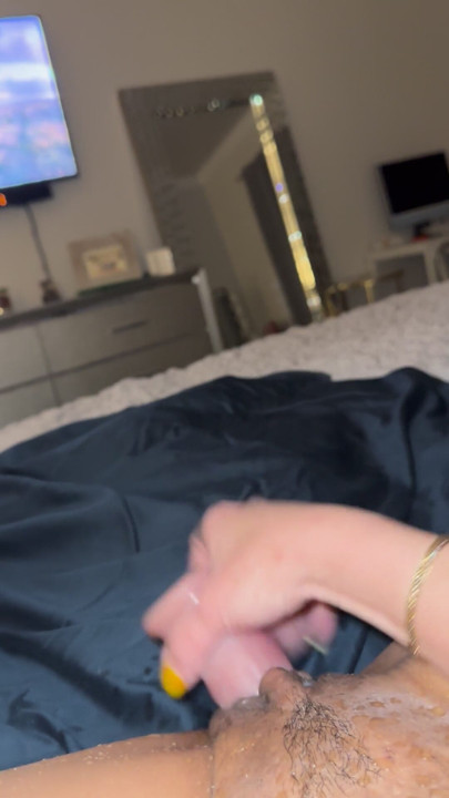 Watch me squirt to my toy.  I'm known for making a waterfall!