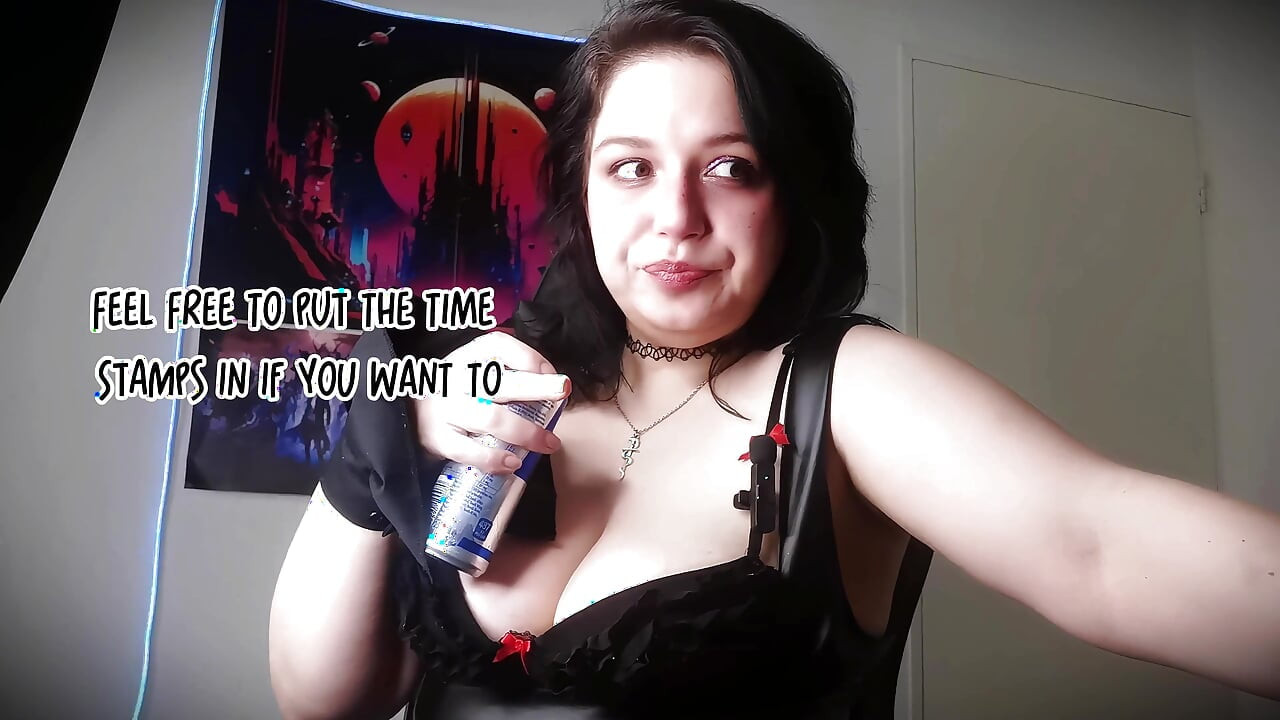 Gadis alt asmr red bull & whispering (fetish burp)