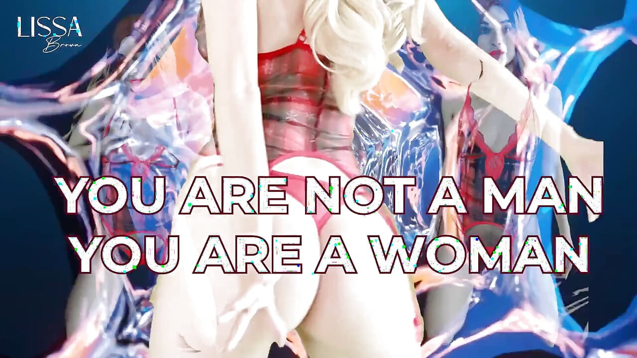Prozess, eine Frau zu werden. Du bist kein mann, du bist eine frau