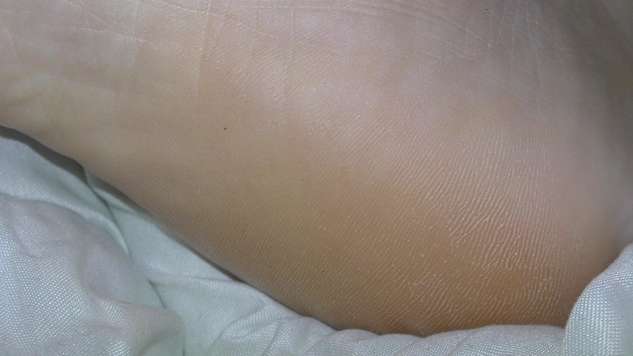 close up feet wife