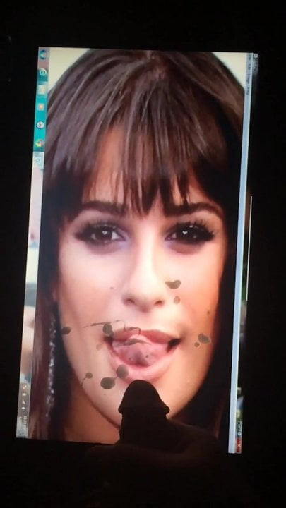 Cum On Lea Michele 2
