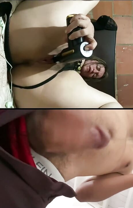 Hot Latina MILF in Her Forties Masturbates with Her Stepson