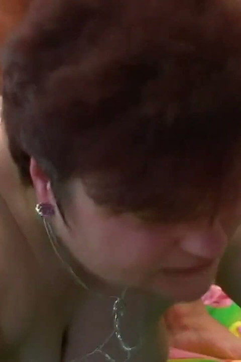 Huge brunette bitch fucked with toys and cock