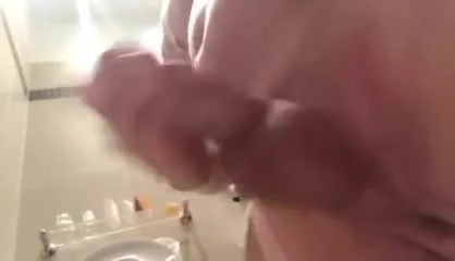 Big solo cumshot