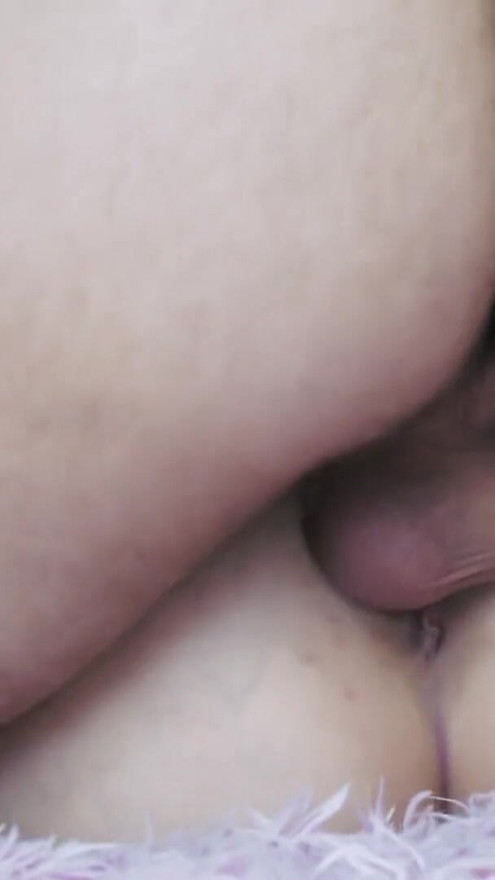 Close-up sex with a cute big booty girl. | Clip 1