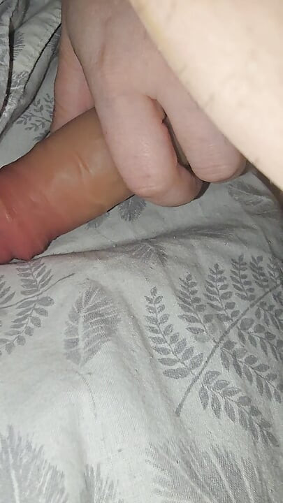 Step son cock gets hard when see step mom hand touching his dick