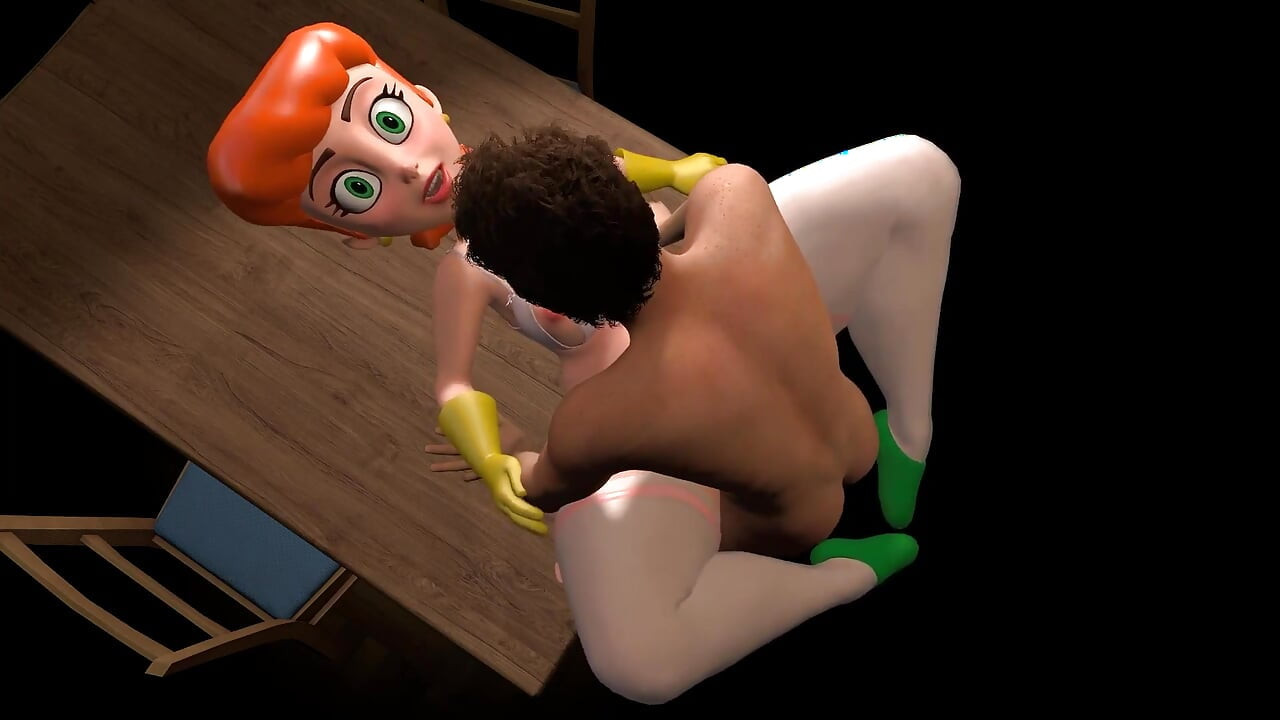 Dexter's Sweet Madrasta Em Sexo Missionário na Mesa - Paródia de Laboratório de Dexter
