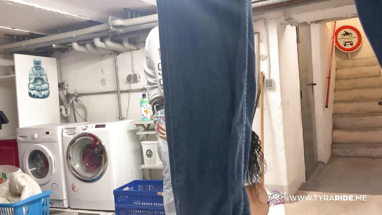 Tattooed MILF Secretly Used by Two Men in Cellar