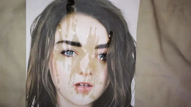 Maisie Williams cum tribute 11