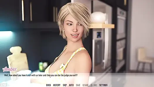 Teen Dylan hot fun with hot milf Amber(Part-1)