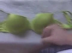 cumming on jennys bra