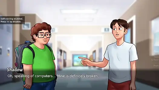 Summertime saga 1st day at college