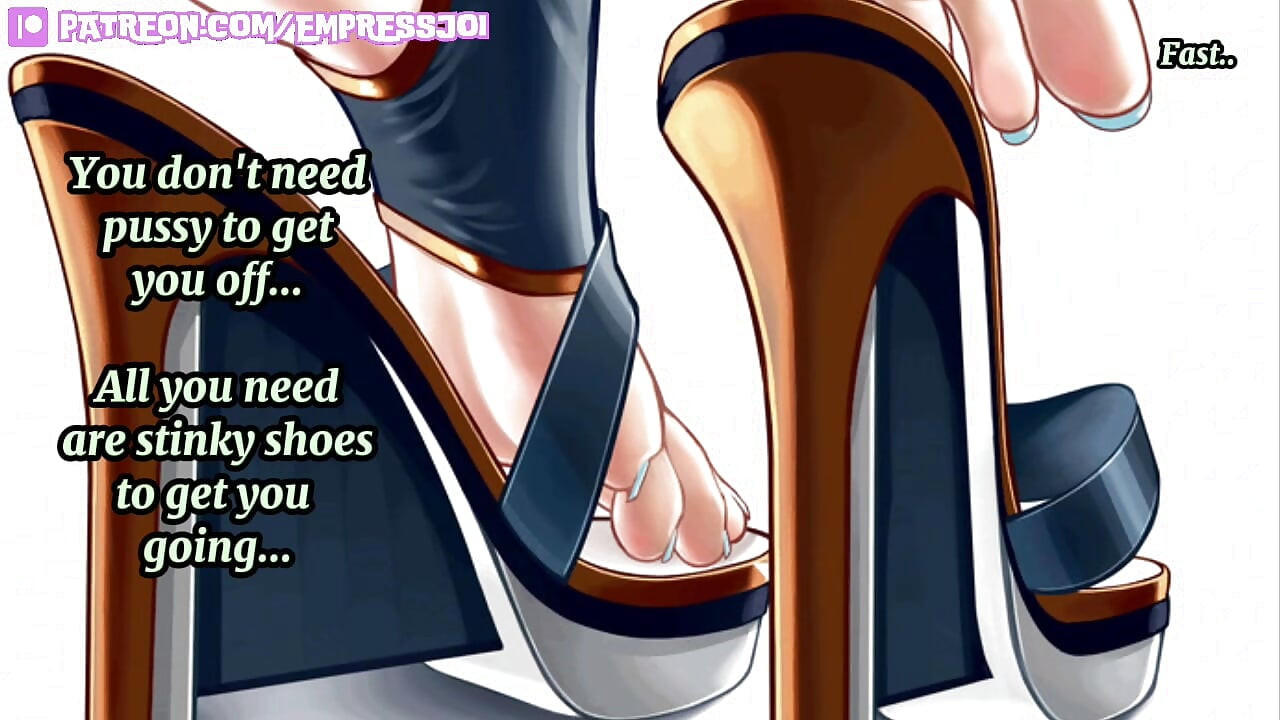 Femdom Hentai JOI: Be Submissive for Smelly Genshin Shoes