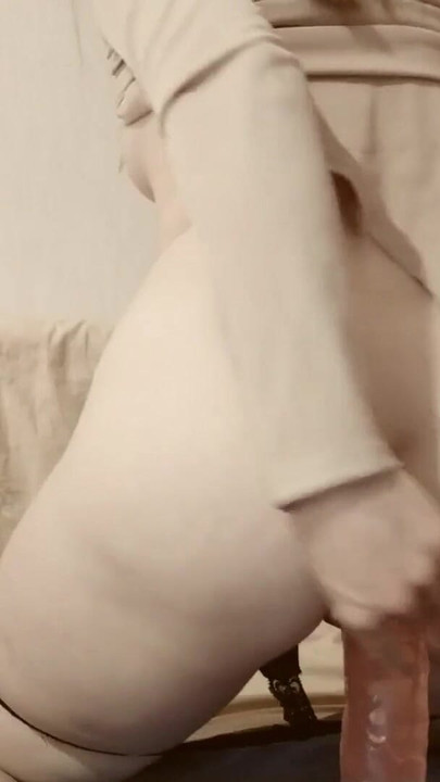 Captivating moment from "Tight ass stretched by big dildo"