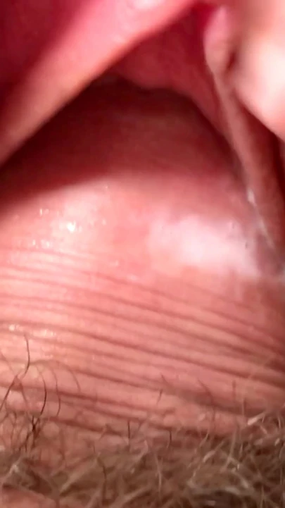 Captivating moment from "Her swollen creamy cunt is delicious! Eating a aroused puffy pussy. Creampie. Female orgasm."