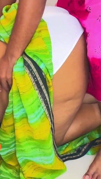 Unforgettable moment from "Tamil Depali Aunty Stuck Under Bed When She Cleaning Office room & Gets Rough Fucked By Boss"