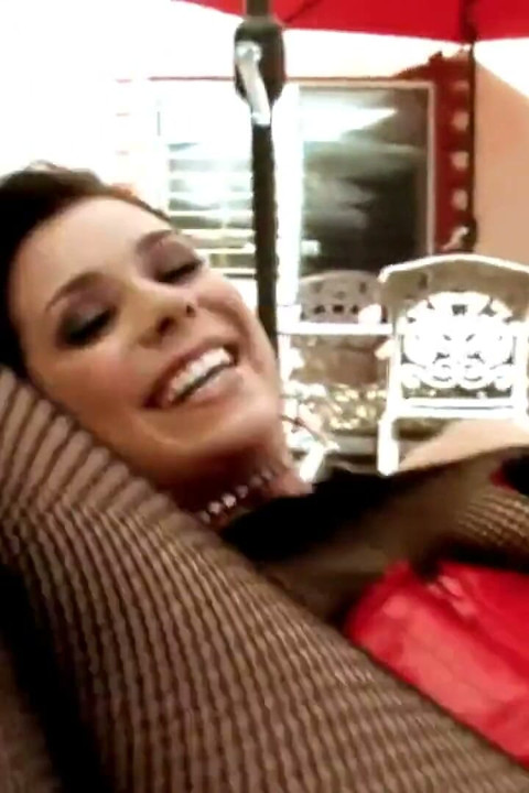 Brunette in Fishnets Takes Thick Cock and Facial