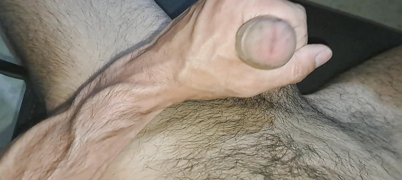 Cumshot control while watching porn.
