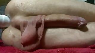I masturbate and use anal toy and cum