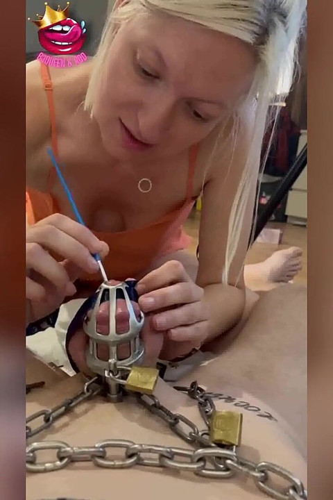 Chastity Cage Tease