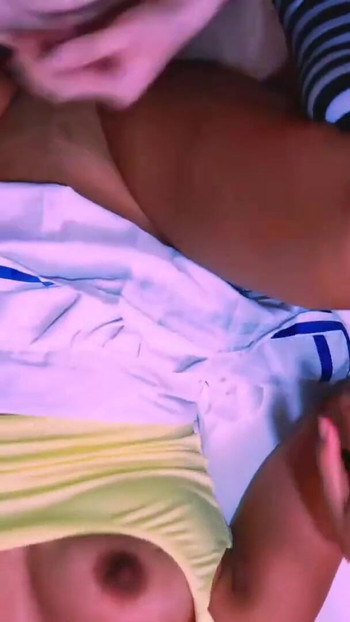 Key moment from ". Fiery neighbor seduces neighbor in his room"
