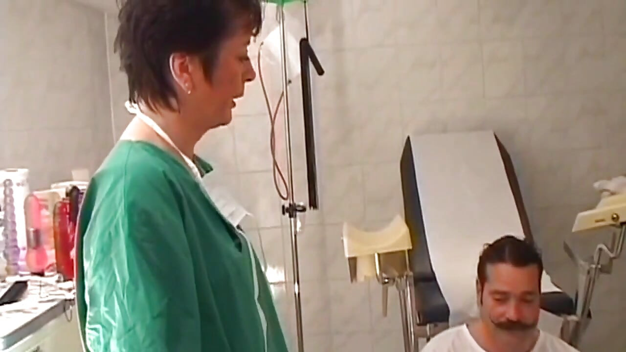 Mature Nurse Drains Her Patient Dry During Exam