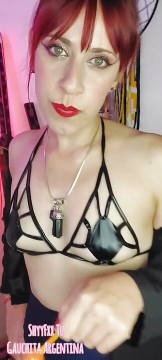 Shyyfxx Your Bossy Boss Jerks Out with a Lollipop and Forces You to Lick Her Pussy Humiliation