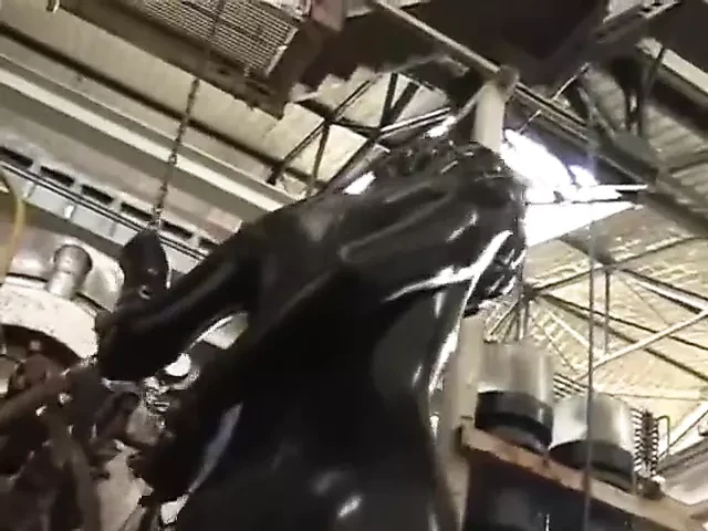 Latex Catsuit bondage