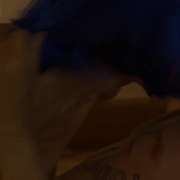 Bluette hairy blowjob action