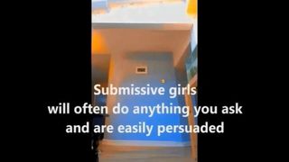 Meninas submissas são facilmente persuadidas