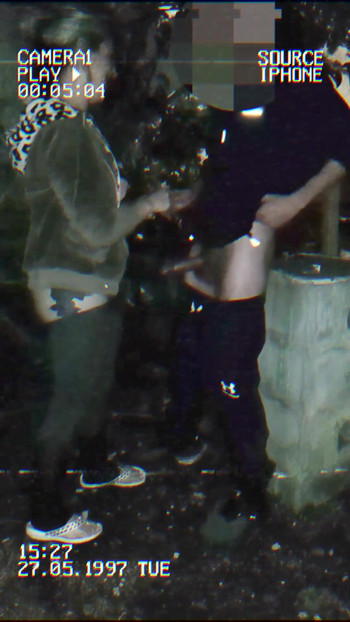 Must-share moment from "HOTWIFE sucks my cock in the street and the police catches us."