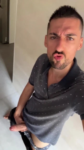 verbal daddy showing big cock